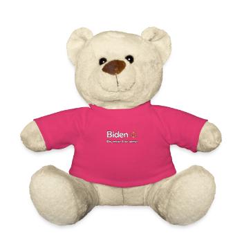 Biden Economy Critique Tee - Teddy Bear - pink - Front