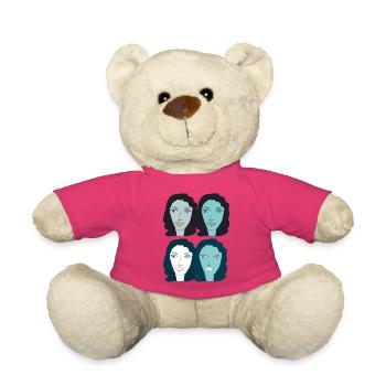 lady kunst pop - Teddy - Pink - Vorne