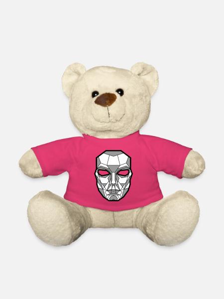 Geometrische Skelettmaske - Teddy - Pink
