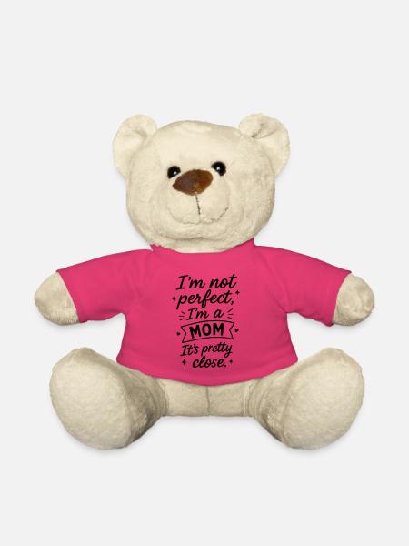 Nicht perfekt,Mama,Muttertag,Weihnachten,Humor - Teddy - Pink