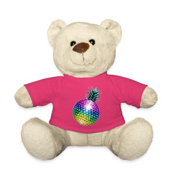 Pineapple Disco - Teddy Bear - pink - Front