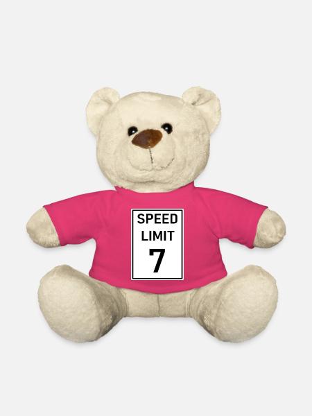 Geschwindigkeitsbegrenzung 7 - Teddy - Pink