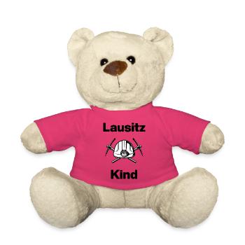 LAUSITZ KIND, GLÜCK AUF! AUF KOHLE GEBOREN  - Teddy - Pink - Vorne
