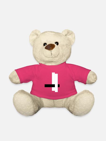 Geometrische Blockkunst Abstrakt - Teddy - Pink