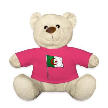 Algerische Flagge - Teddy - Pink - Vorne
