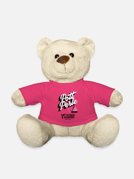 Pott Perle mit Ecken und Kanten - Teddy - Pink