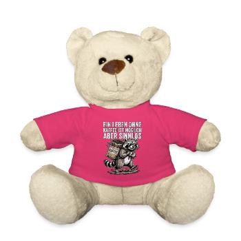 Kaffee Waschbär - Teddy - Pink - Vorne