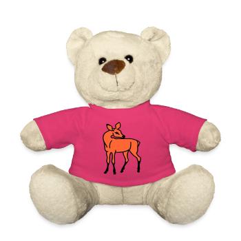Hirschkuh - Teddy - Pink - Vorne