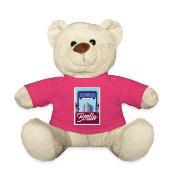 Berlin U-Bahn - Nounours - rose - Devant