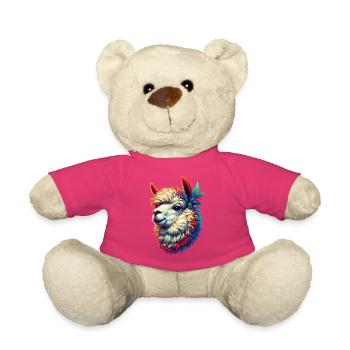 Alpaga - Nounours - rose - Devant