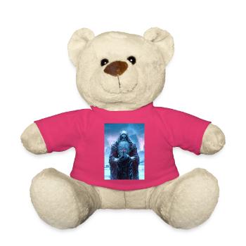 Saint effrayant avec cadeau - Nounours - rose - Devant