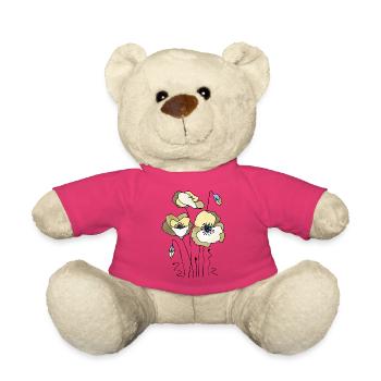 Fleur - Nounours - rose - Devant