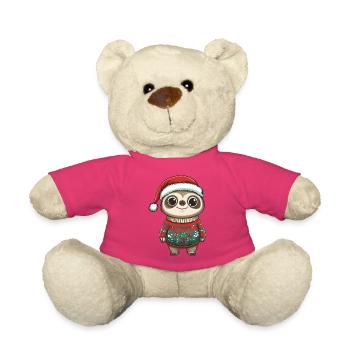 Noël paresseux - Nounours - rose - Devant