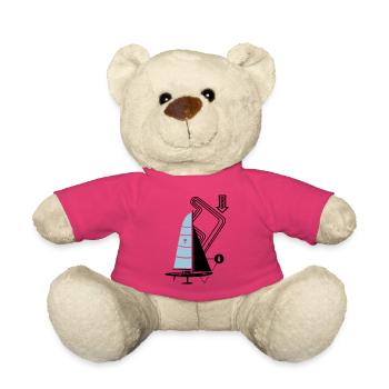 Parcours de régate moderne de voilier Yacht Yacht - Nounours - rose - Devant