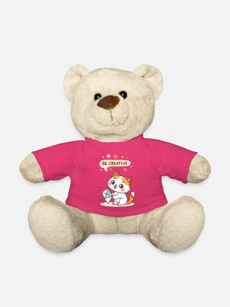 Kreative Kawaii-Katze - Teddy - Pink