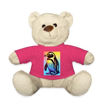 pingouin - Nounours - rose - Devant