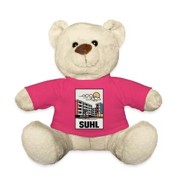 Suhl Thüringen Plattenbau - Teddy - Pink - Vorne