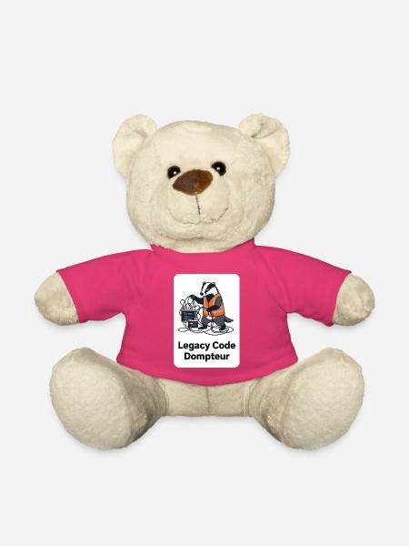 Legacy Code Dompteur T-Shirt für Entwickler - Teddy - Pink
