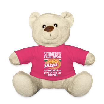 Pizza Backen Können Nur Die Besten - Teddy - Pink - Vorne