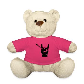 Lets rock - Teddy - Pink - Vorne