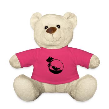 sonne palmen silhouette liegestuhl strandstuhl url - Teddy - Pink - Vorne