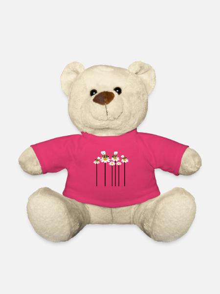 Viele Bienen Hummeln Margerite Blumen Bestäuben - Teddy - Pink