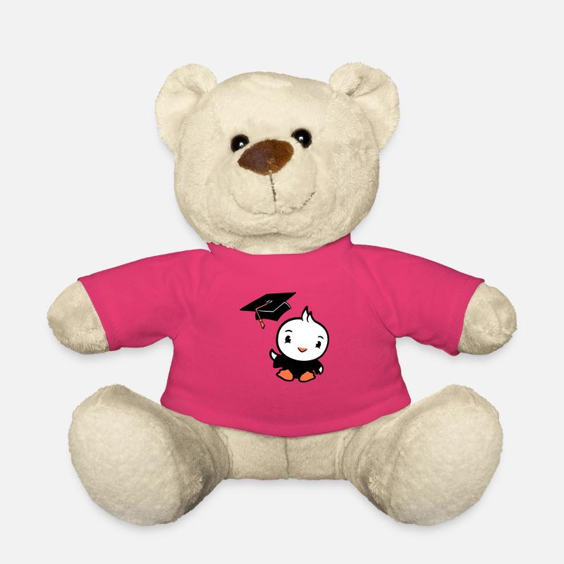 Vogel Schulabschluss College Abschluss Hut Schule - Teddy - Pink