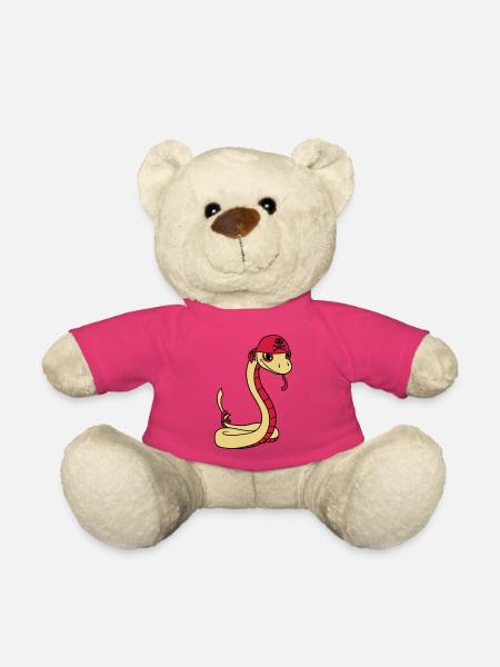 schlange pirat seeraeuber kapitaen matrose seebaer - Teddy - Pink