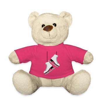patinage artistique femme - Nounours - rose - Devant