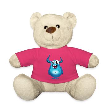 monstre - Nounours - rose - Devant