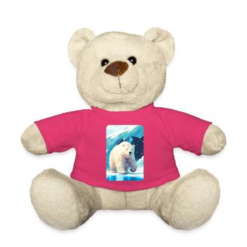 Polarbär im ewigen Eis - Teddy - Pink - Vorne