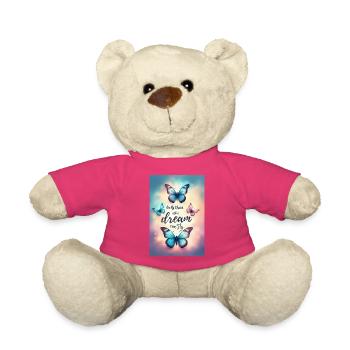Träumen bringt dich zum Fliegen - Teddy - Pink - Vorne