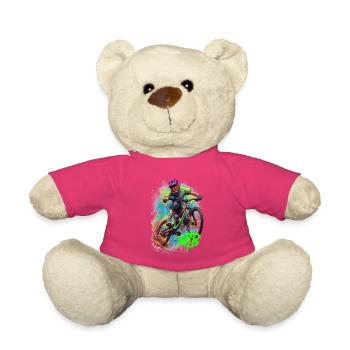 Mountainbike Action Kunst - Teddy - Pink - Vorne