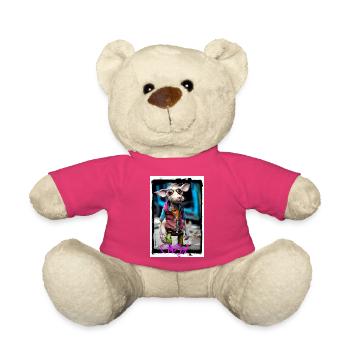 Poupée Punk Gremlin Vintage Charm Gutted - Nounours - rose - Devant
