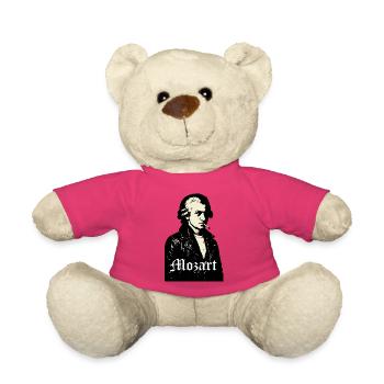 Mozart Noir Rebell Komponist - Teddy - Pink - Vorne