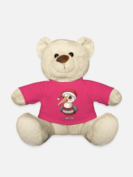 Pelikan Vogel Weihnachten - Teddy - Pink