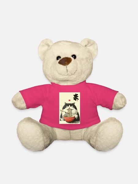 Neko Nudel-Katzen-Ramen Kunst - Teddy - Pink