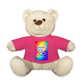 Un design coloré infiniment fin - Nounours - rose - Devant