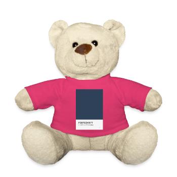 Fortschritt entsteht durch Bewegung Poster - Teddy - Pink - Vorne