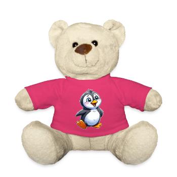 Kuschelpinguin Charme - Teddy - Pink - Vorne