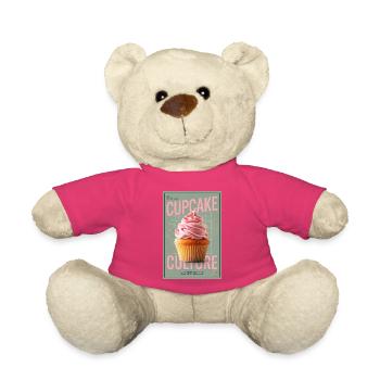 Cupcake Culture Cover Art - Teddy Bear - pink - Front