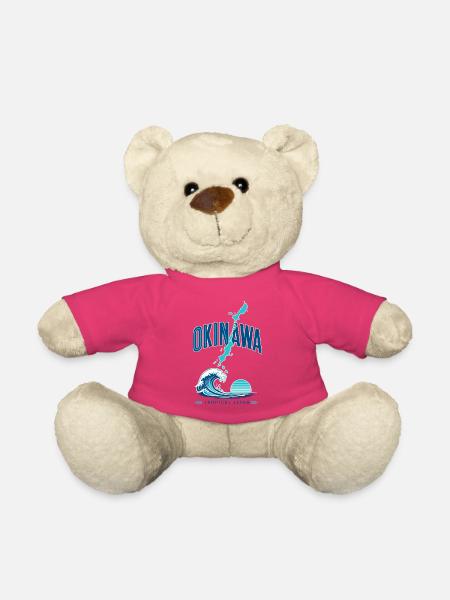 Okinawa Tropeninsel-Urlaubssouvenir - Teddy - Pink