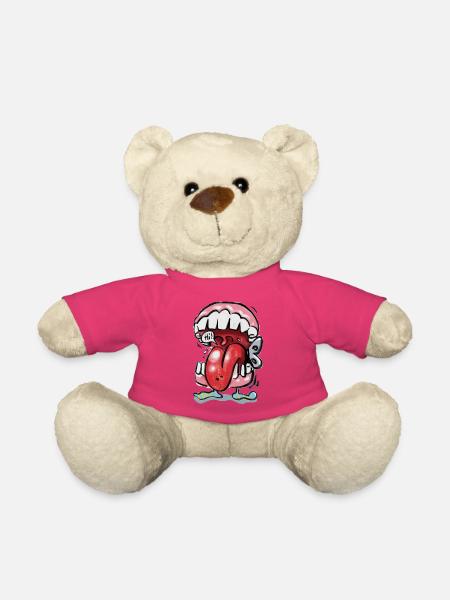 Klappergebiss - Teddy - Pink