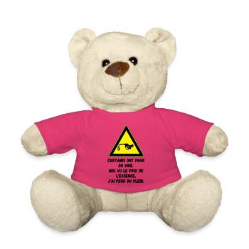 Angst vor dem Tanken - Teddy - Pink - Vorne