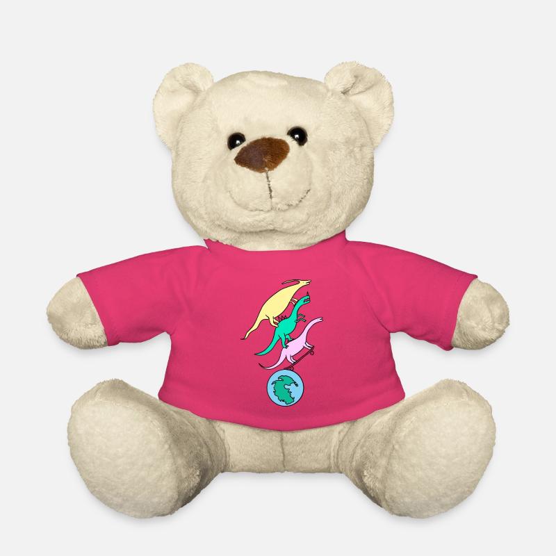 Skater_Dinos - Teddy - Pink