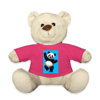 panda - Teddy Bear - pink - Front