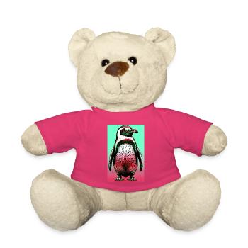 penguin - Teddy Bear - pink - Front