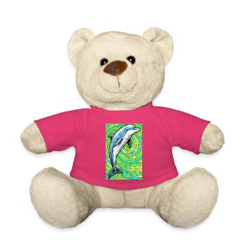 dauphin - Nounours - rose - Devant