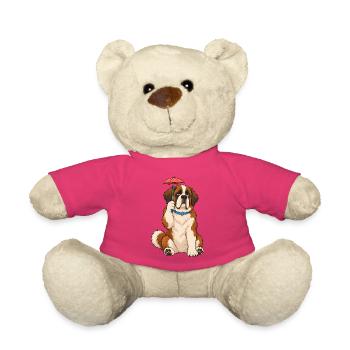 Bernhardiner winziger Regenschirm - Teddy - Pink - Vorne