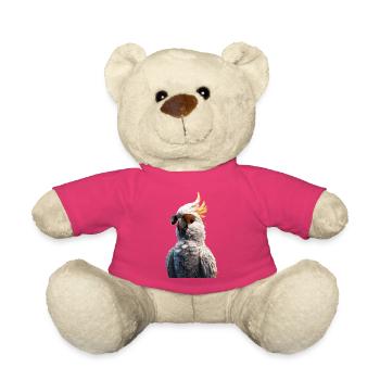 Perroquet Ara Perruche Cacatoès Amoureux des perroquets - Nounours - rose - Devant